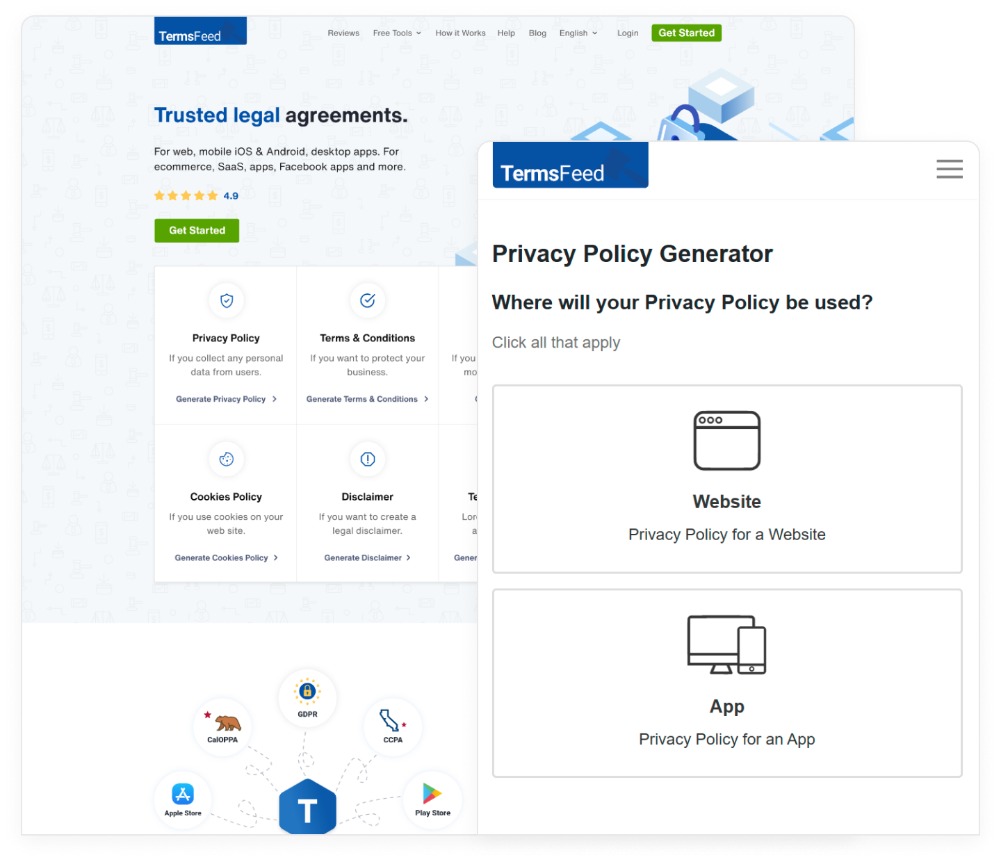 TermsFeed case study preview
